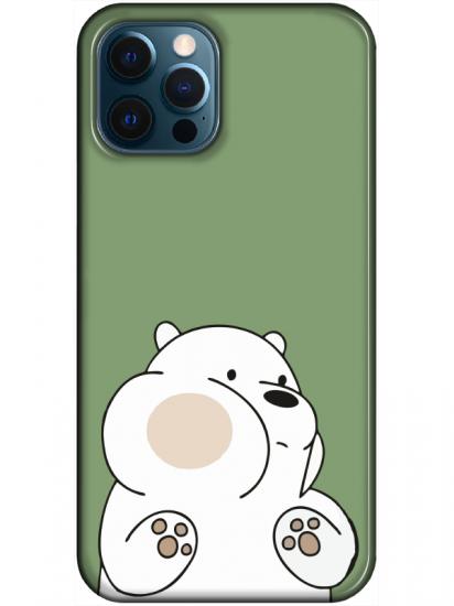 iPhone 12 Pro Panda Yeşil Telefon Kılıfı