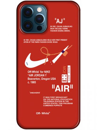 iPhone 12 Pro Nike Air Kırmızı Telefon Kılıfı