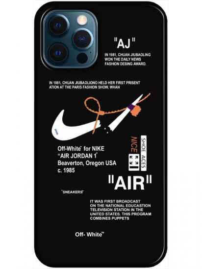 iPhone 12 Pro Nike Air Siyah Telefon Kılıfı