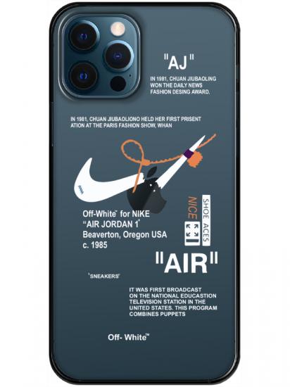 iPhone 12 Pro Max Nike Air Şeffaf Telefon Kılıfı