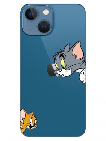 iPhone 13 Tom And Jerry Şeffaf Telefon Kılıfı