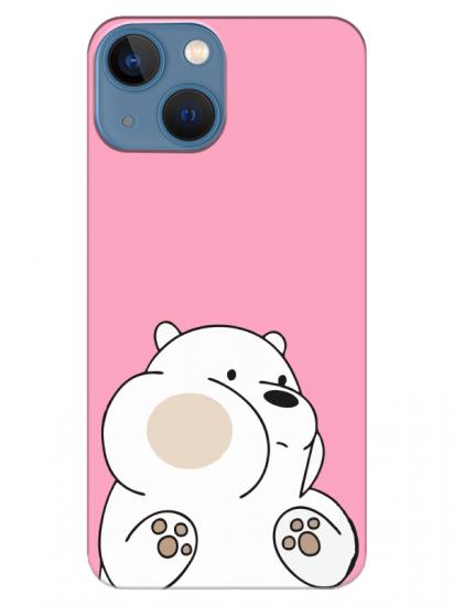 iPhone 13 Panda Pembe Telefon Kılıfı