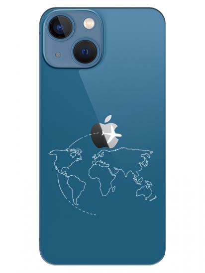 iPhone 13Face Art Şeffaf Telefon Kılıfı