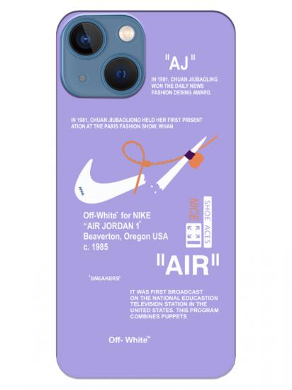 iPhone 13 Nike Air Lila Telefon Kılıfı