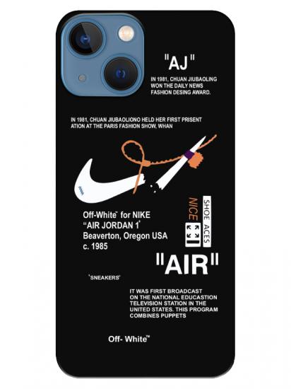 iPhone 13 Nike Air Siyah Telefon Kılıfı