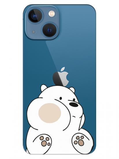 iPhone 13 mini Panda Şeffaf Telefon Kılıfı