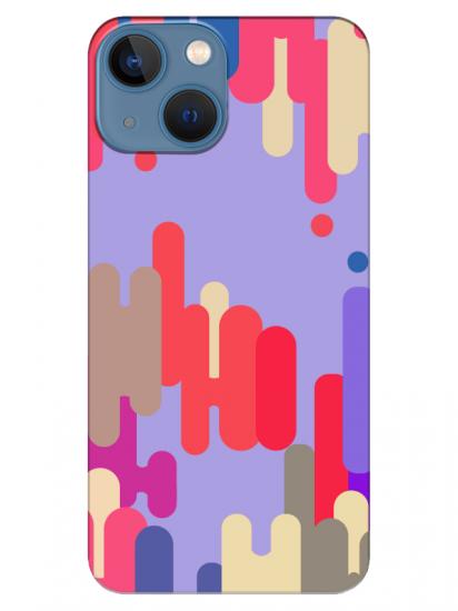 iPhone 13 mini Pop Art Lila Telefon Kılıfı