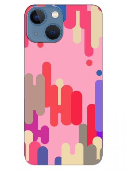 iPhone 13 mini Pop Art Pembe Telefon Kılıfı