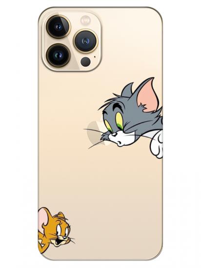 iPhone 13 Pro Max Tom And Jerry Şeffaf Telefon Kılıfı
