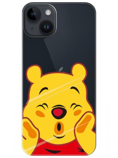 iPhone 14 Winnie The Pooh Şeffaf Telefon Kılıfı