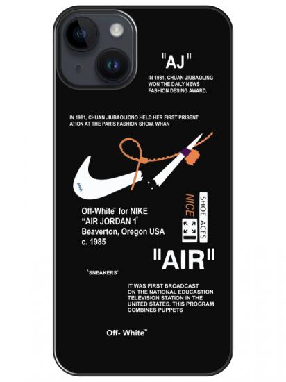 iPhone 14 Nike Air Siyah Telefon Kılıfı