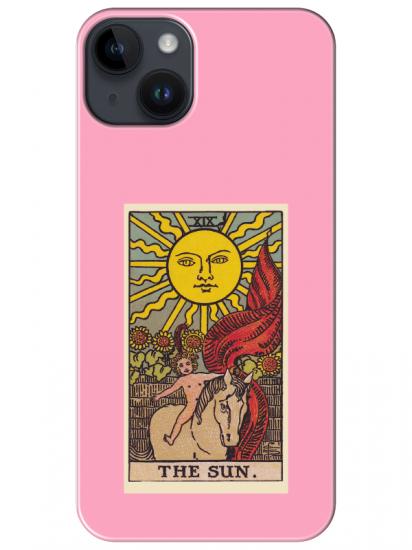 iPhone 14 The Sun Pembe Telefon Kılıfı