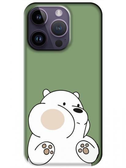 iPhone 14 Pro Panda Yeşil Telefon Kılıfı