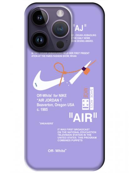 iPhone 14 Pro Nike Air Lila Telefon Kılıfı