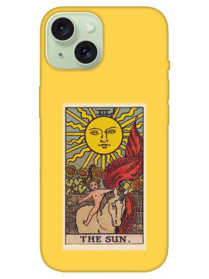 iPhone 15 The Sun Sarı Telefon Kılıfı