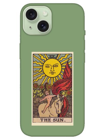 iPhone 15 The Sun Yeşil Telefon Kılıfı