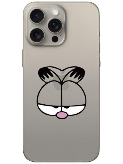 iPhone 15 Pro Garfield Şeffaf Telefon Kılıfı