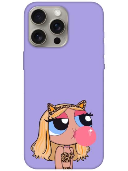 iPhone 16 Pro Powerpuff Girls Lila Telefon Kılıfı