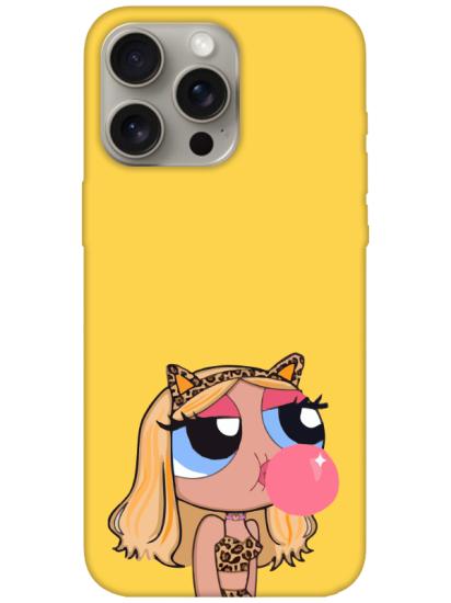 iPhone 15 Pro Powerpuff Girls Sarı Telefon Kılıfı