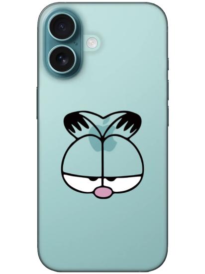 iPhone 16 Garfield Şeffaf Telefon Kılıfı