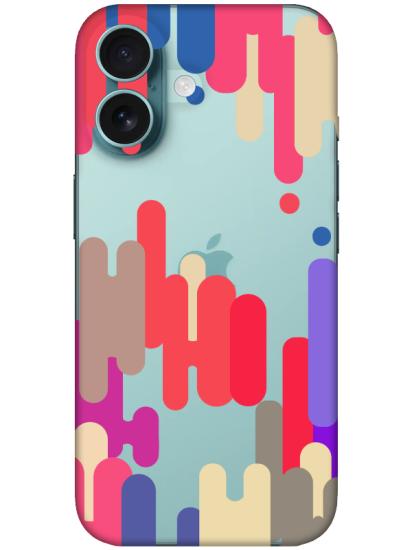 iPhone 16 Pop Art Şeffaf Telefon Kılıfı