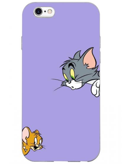 iPhone 6 Tom And Jerry Lila Telefon Kılıfı