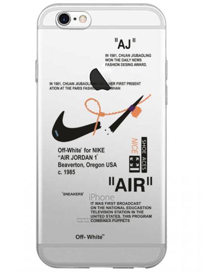 iPhone 6 Nike Air Şeffaf Telefon Kılıfı