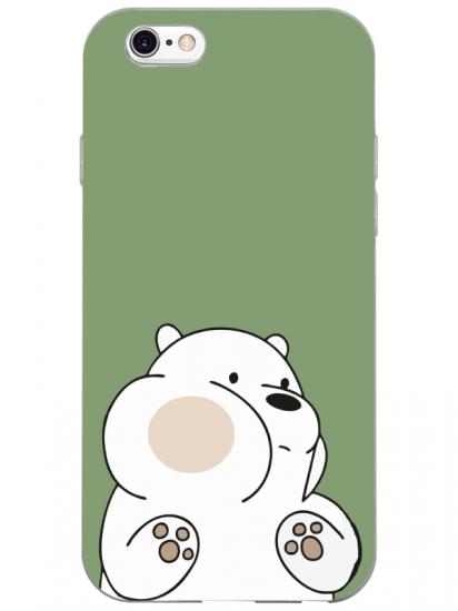 iPhone 6s Panda Yeşil Telefon Kılıfı