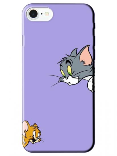 iPhone 7 Tom And Jerry Lila Telefon Kılıfı