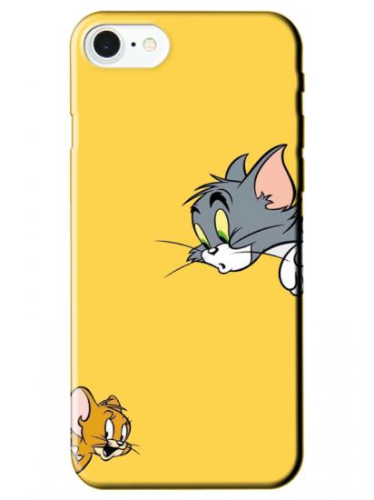 iPhone 7 Tom And Jerry Sarı Telefon Kılıfı