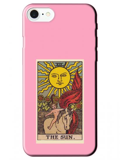 iPhone 7 The Sun Pembe Telefon Kılıfı