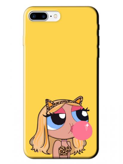 iPhone 7 Plus Powerpuff Girls Sarı Telefon Kılıfı