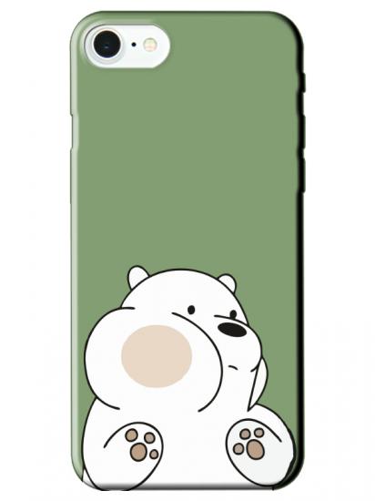 iPhone 8 Panda Yeşil Telefon Kılıfı