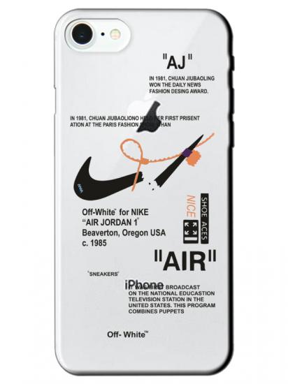 iPhone 8 Nike Air Şeffaf Telefon Kılıfı