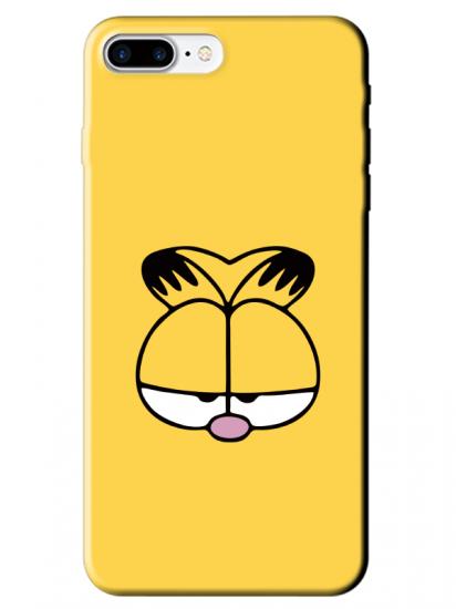 iPhone 8 Plus Garfield Sarı Telefon Kılıfı