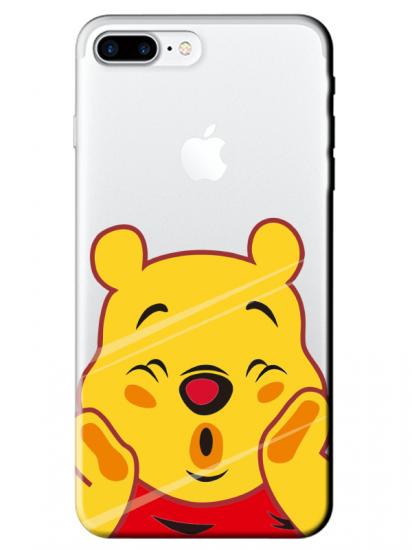 iPhone 8 Plus Winnie The Pooh Şeffaf Telefon Kılıfı