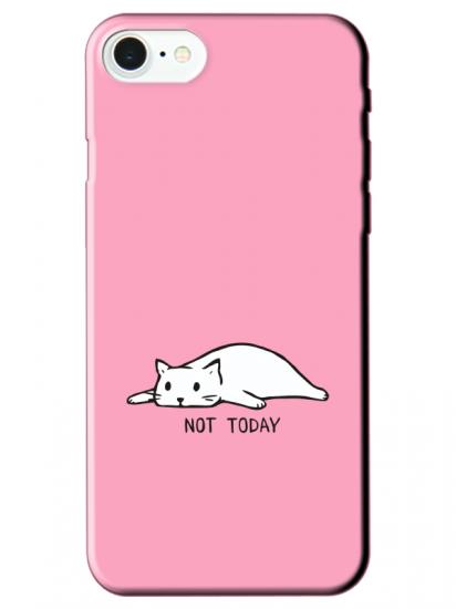 iPhone SE 2020 Not Today Kedi Pembe Telefon Kılıfı