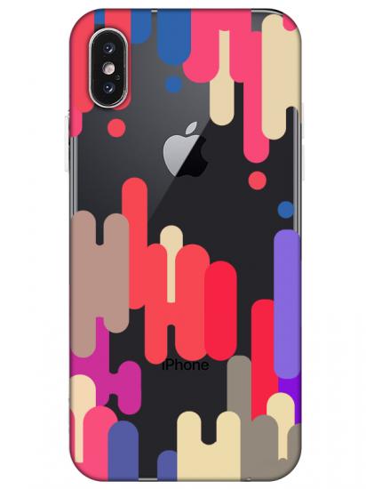 iPhone X Pop Art Şeffaf Telefon Kılıfı