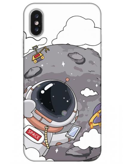 iPhone X Astronot Telefon Kılıfı