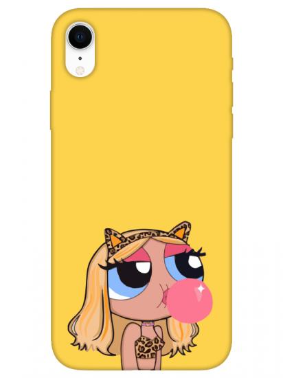 iPhone XR Powerpuff Girls Sarı Telefon Kılıfı