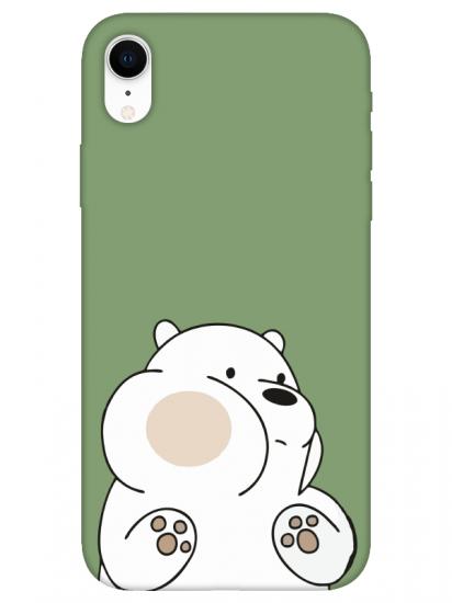 iPhone XR Panda Yeşil Telefon Kılıfı