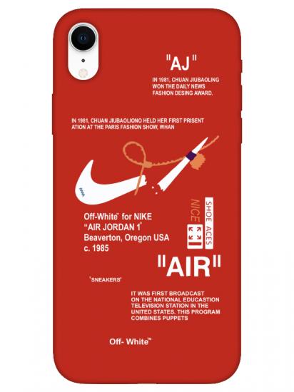 iPhone XR Nike Air Kırmızı Telefon Kılıfı