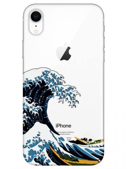 iPhone XR Kanagawa Şeffaf Telefon Kılıfı