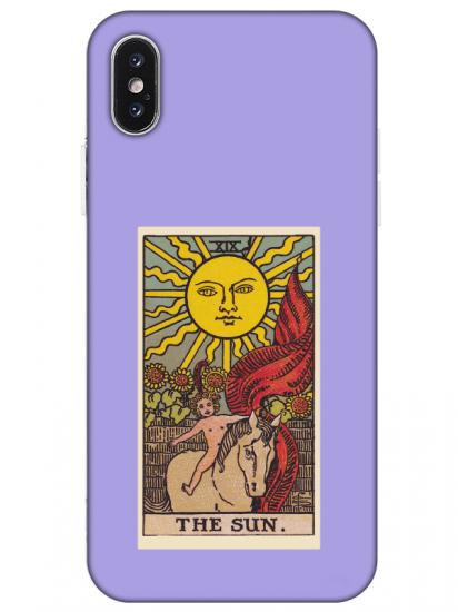 iPhone XS The Sun Lila Telefon Kılıfı