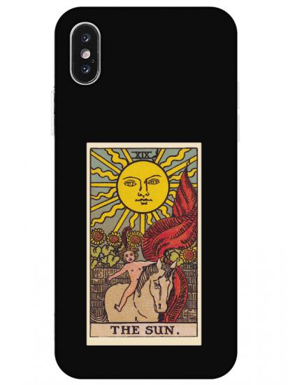 iPhone XS The Sun Siyah Telefon Kılıfı