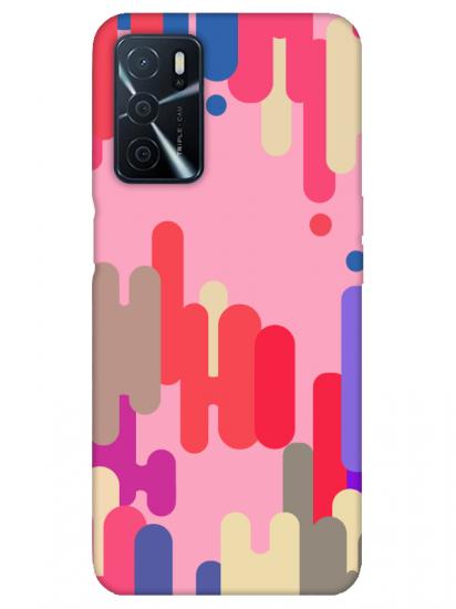 Oppo A16 Pop Art Pembe Telefon Kılıfı