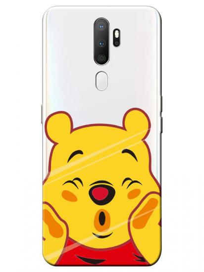 Oppo A5 2020 Winnie The Pooh Şeffaf Telefon Kılıfı