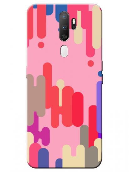 Oppo A5 2020 Pop Art Pembe Telefon Kılıfı