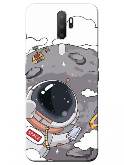 Oppo A5 2020 Astronot Telefon Kılıfı