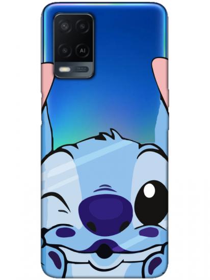 Oppo A54 Stitch Şeffaf Telefon Kılıfı